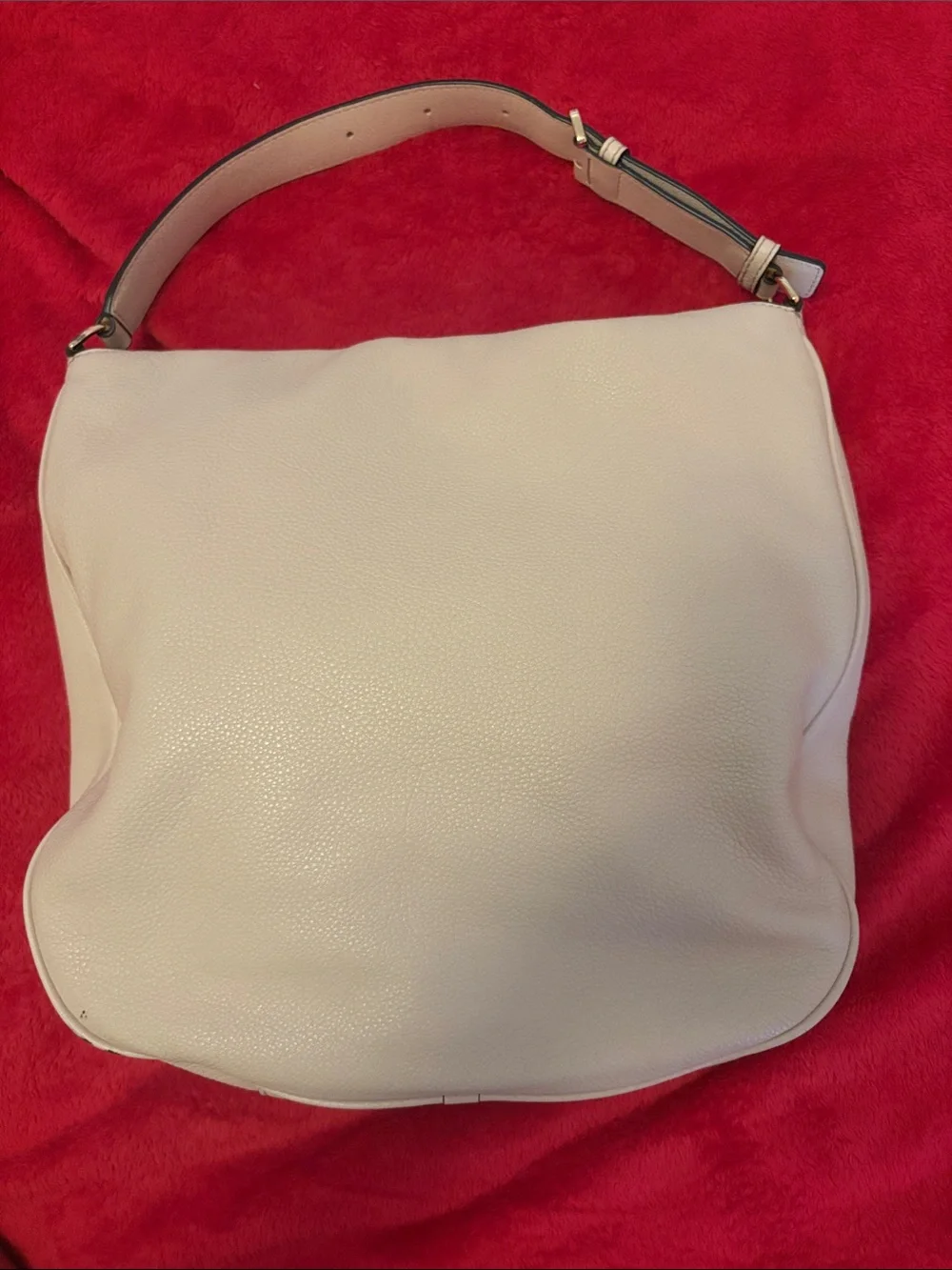 Marc Jacobs Pebbled Leather Hobo in Beige